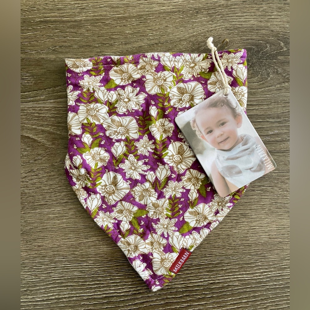 Milk Barn Bamboo Baby Kerchief Bib